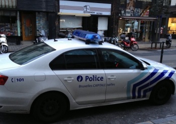 Полицейский авто в Бельгии