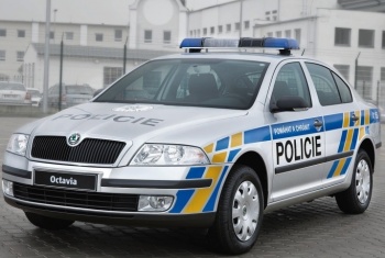 Полицейский авто в Чехии